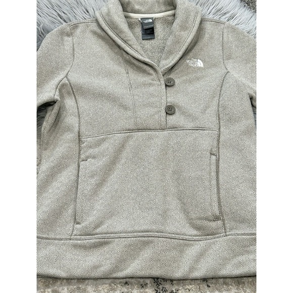 The North Face Women's‎ Crescent Hooded Pullover W/Toggle Shawl Collar Size Med - Picture 2 of 5